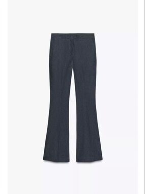 Zara Dark Blue Flared Jeans